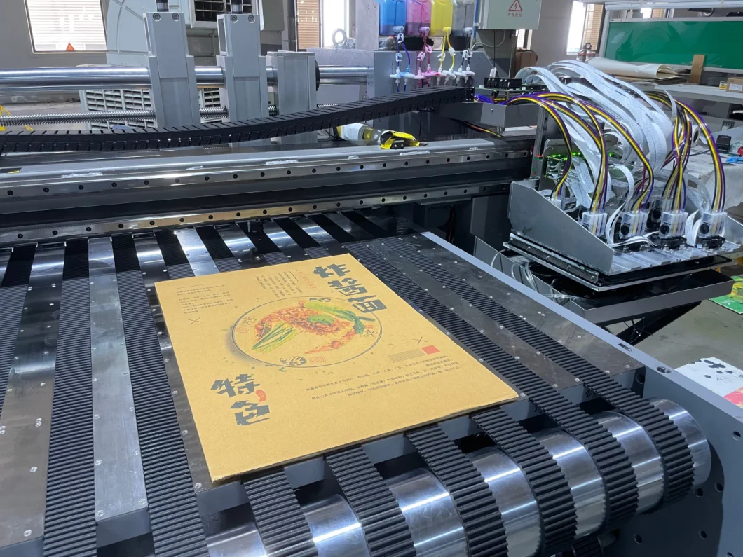 Epson Printhead Single Pass/ Multipass Scanning Printer Paper Cardboard/Paper Box/Corrugated Carton/Paper Bag Digital Inkjet Press Printing Machine