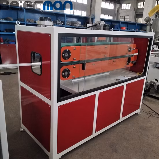 Beierman 2023 Neues Design Sj50 Sj45 Einschnecken-Coextrusions-PVC 1-3 Farben Supermarkt-Preisschild-Halter Profilherstellungsmaschine Produktionslinie